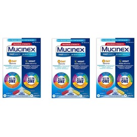 Mucinex Fast-Max Nightshift Day/Night Cold & Flu Caplets 20ct (3 Pack)