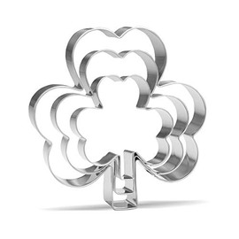 Shamrocks Cookie Cutter Set - 3 Piece - Stainless Steel