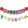 Quixorblex Welcome Back to School Banner Set Classroom Decor First