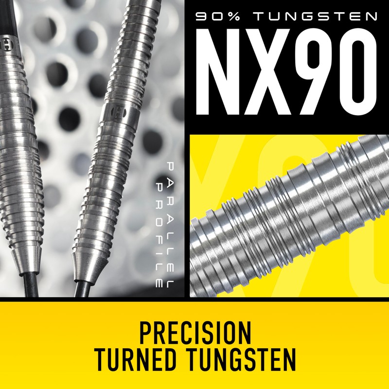 Harrows NX90 90% Tungsten Darts | Steel Tip Darts Set