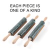 Koville Marble Rolling Pin, Non-Stick Dough Roller, Rolling Pin for