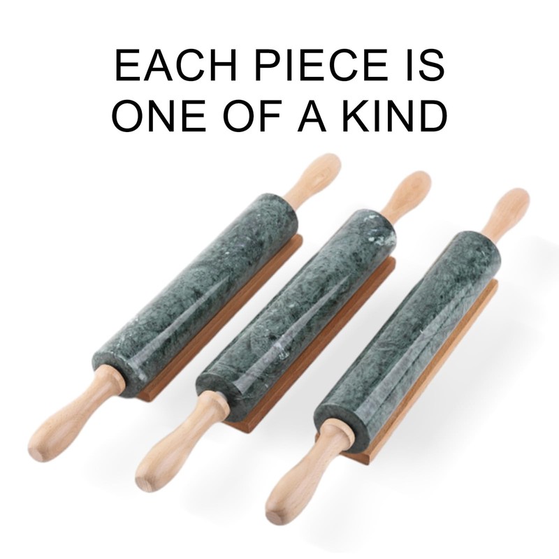 Koville Marble Rolling Pin, Non-Stick Dough Roller, Rolling Pin for