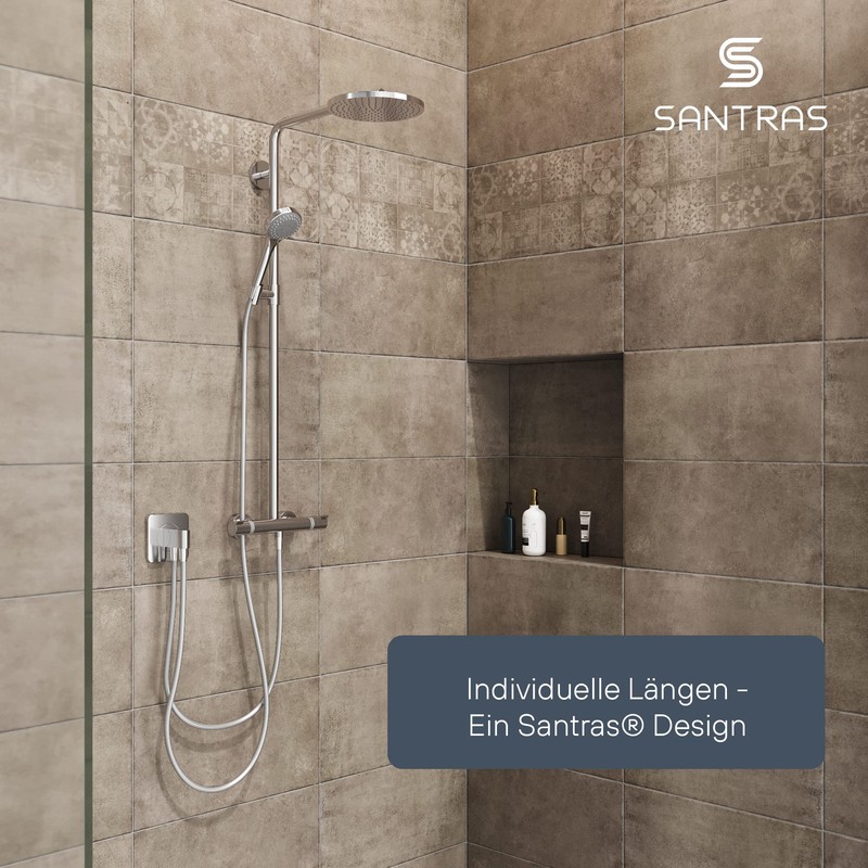 SANTRAS® Shower Hose Premium Chrome