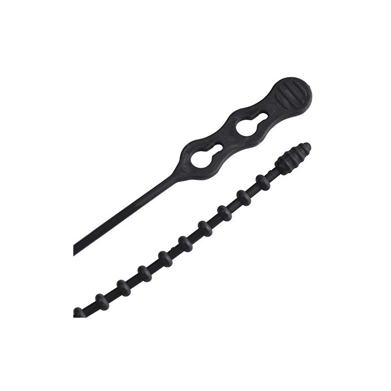 Gardner Bender 45-24BEADBK Beaded Cable Tie Wrap, 24 inch, 140