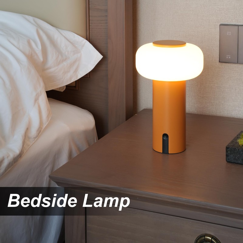 WEILAILUX Shower Lamp Waterproof, Outdoor Cordless Table Lamp Rechargeable, Portable