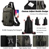 FANDARE Men Sling Crossbody Backpack Crossbody Bag for Men One