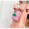 Hiflyer Pink Strawberry Sling Backpack, Small Backpack for Girls, Kawaii