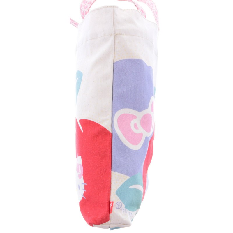 前田染工 五色帆布堂×ハローキティ 「KYOTO JAPAN」 トートバッグ A4 縦長 椿KT