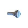 SPIRATO Inlet Nozzle for Steel Wall Basins Inlet Nozzle White