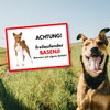 Basenji Freilauf Dog Sign with German Text "Freilauf Dog" [Free