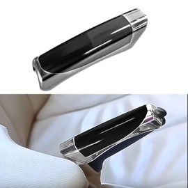 Lyxheth Car Handbrake Cover, Brake Covers for Cars, ABS Anti-Scratch Wear-Resistant Protective Cover with Comfortable Grip, Car Decor Accessory Handbrake Grip Cap Fit Most Cars (Bright Black)