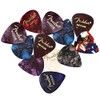 Fender Premium Picks Sampler - 12 Pack Includes Thin, Medium