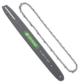 14 Inch Chainsaw Bar and Carbide Chain Combo, 3/8" LP Pitch, 050" Gauge, 52 Drive Links, Fits Echo CS-310, Husqvarna 120, Ryobi RY3714 and More