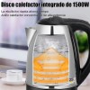 Tetera Eléctrica 2l 1500w 110v Tetera Acero Inoxidable Resistente Cafeteras