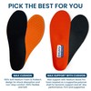 HUHV HEALIUM Boost+ Performance Unisex Insoles - Orange Boost, Men's