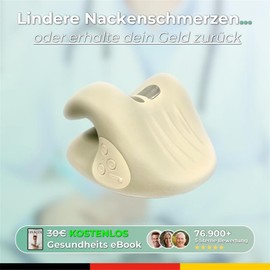 Neck Massager | Shiiatsu Deep Tissue Kneading Massager Pillow with Heat for Neck Muscle -Relief | Electric Massage Cushion for Women