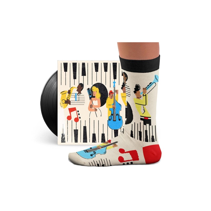 Sock Affairs Jazz It Up Funny Cool Unisex Socks for