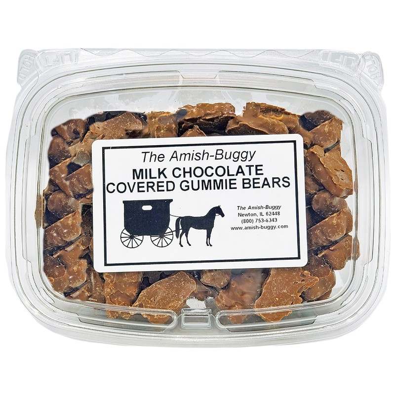 Premium Chocolate Candy (Chocolate Covered Gummi Bears 12 oz. Tub