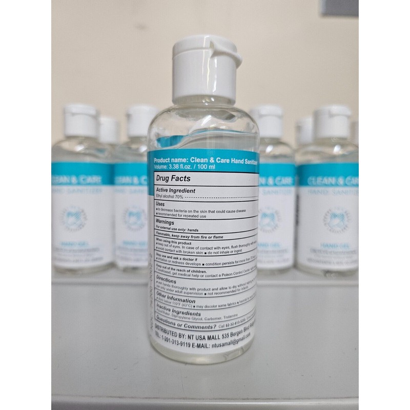 CLEAN & CARE HAND SANITIZER 100ML 12 PACKS
