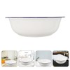Large Mixing Bowl Enamel Basin 32cm Face Washing Sourdough Enamel