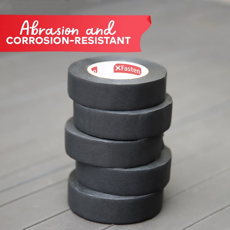 XFasten Wire Harness Tape 3/4 in 90ft 5 Pack