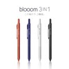 Auto MF-25B3-RD Multifunction Pen Bloom 3 in 1 Fade Red