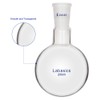Labasics Glass 250 ml Single Neck Round Flask RBF, Single