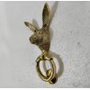 Solid Brass Rabbit Face Door Knocker for Front Door Georgious