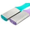 OHPHCALL 2pcs Stainless Steel Double-sided Foot File Rasp Pedicure Tool