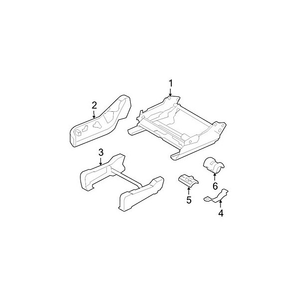 Chrysler OEM Chrysler Seat Trim Panel 1UR29BD5AA Image 2