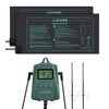 LUXBIRD 2 Pack 10"x 20.75" Seedling Heat Mat and Digital