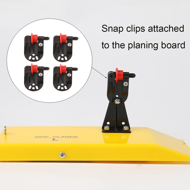 SAUYRASY 4Pcs Planer Board Zams pro Release Clips Fishing in-line