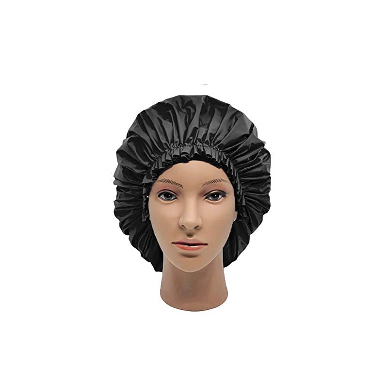 Elebox Paquete Gorros Ducha Super Jumbo Colección Extragrandes Trenzas Impermeables