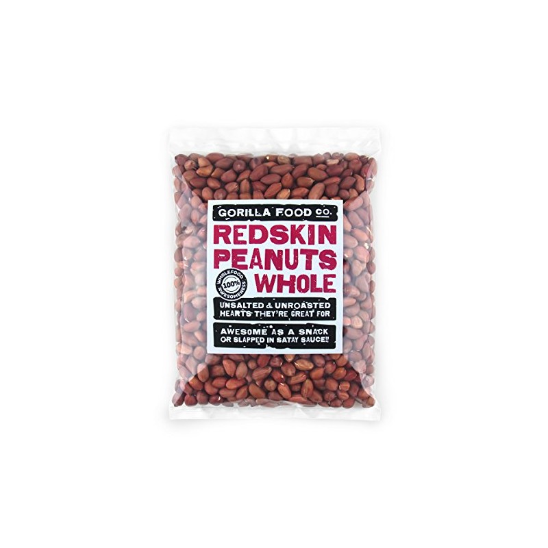 Gorilla Food Co. Redskin Peanuts Whole - 200g