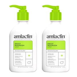 Loción corporal hidratante diaria AmLactin | Hidrata al instante, alivia la rugosidad | Potente terapia alfa-hidroxi exfolia suavemente | Suaviza la p