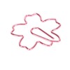 100pcs Sakura Shape Paper Clips Increased Slip Resistance Plating Process