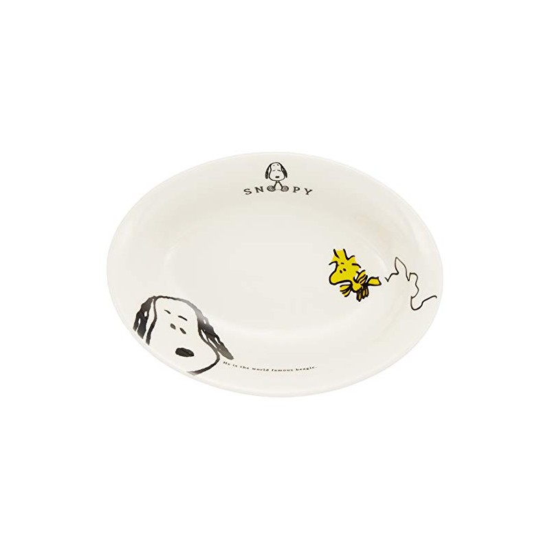 Peanuts 606133 Snoopy Joy Curry Plate, 7.1 inches (18 cm),