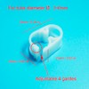 50PCS Plastic Tubing Clips Adjustable Tube Clamps 3-6mm/0.118-0.236 in Tube