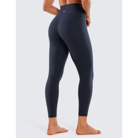 CRZ YOGA Womens Naked Feeling Workout 7/8 Yoga Leggings - 25 Inches High Waist Tight Pants Navy X-Large