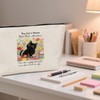 EVER-GOING TUNE Cat Flower Field Makeup Bag, Cute Animal Stuff,