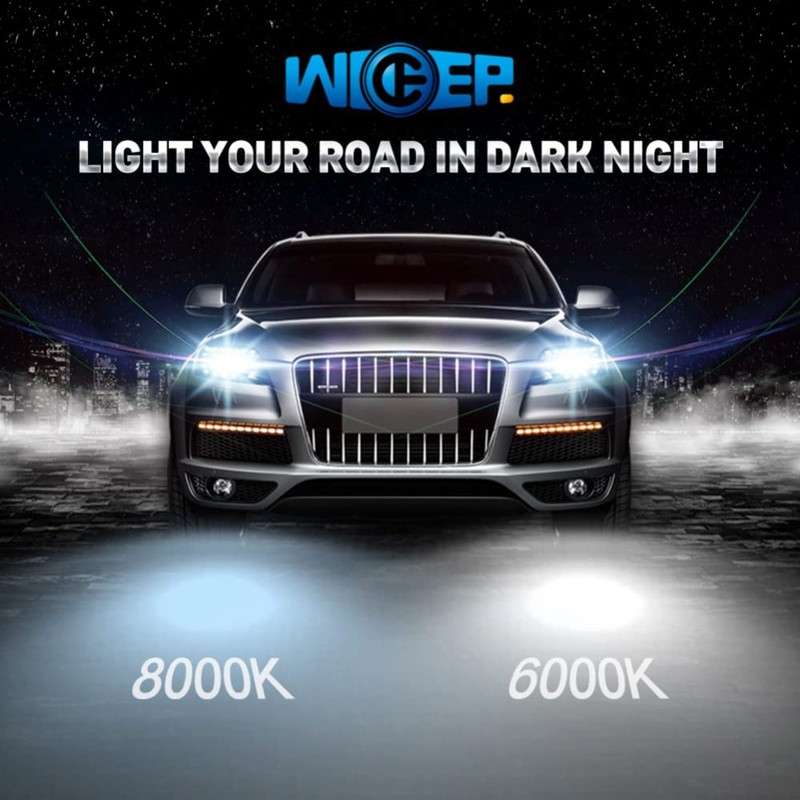 wideep D4S Xenon HID Headlight Bulbs, 35W 42V 6000K White