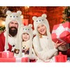 Laahoem Movable Ear Bear Hat Women's Cute Funny Plush Bunny