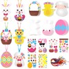 Plusupon 72 PCS Easter Crafts for Kids, Easter Craft Cards