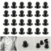 1xNEW Chef Jacket Buttons 10 X Black Chefs Button Replacement