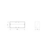 Steinberg14 Flat Duct Connector 220 x 90 mm / 8.7