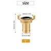 drado Quick Coupling with 1 Inch Nozzle (25 mm) Brass