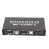 DisplayPort KVM Switch 2 Ports 4K 60Hz Dual Mode Aluminum