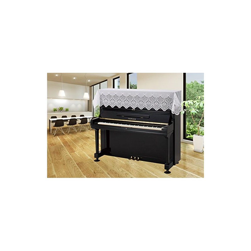 Alps/Upright Piano Cover (Damask Pattern Lace Type) TL-2