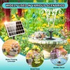 SZMP Solar Fountain Pump for Bird Bath,No Battery Solar Water