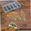 SUPVOX 36 PCS Luminous Fishing Bait Trap Cage Carbon Steel